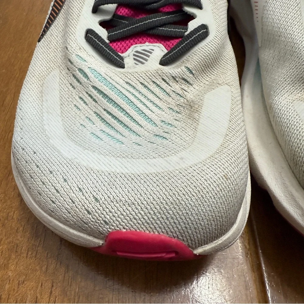 Altra Women's White Teal Pink Orange Athletic Running Shoes - Picture 7 of 13